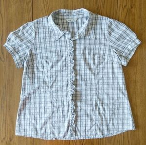 St. John's Bay plaid top